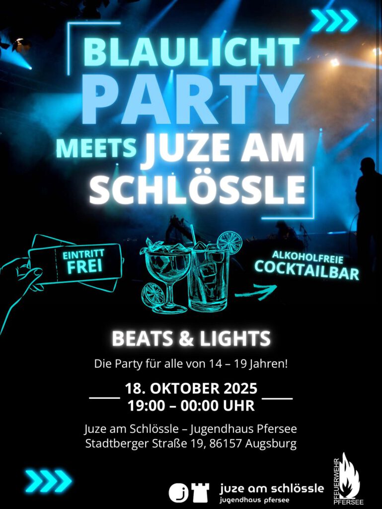 Blaulichtparty meets Juze am Schlössle